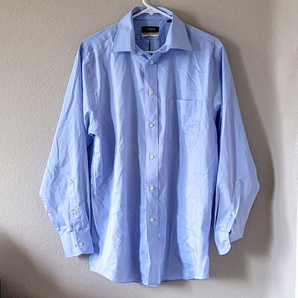 REGULAR FIT Light Blue Dress Shirt - Picture 3 of 4
